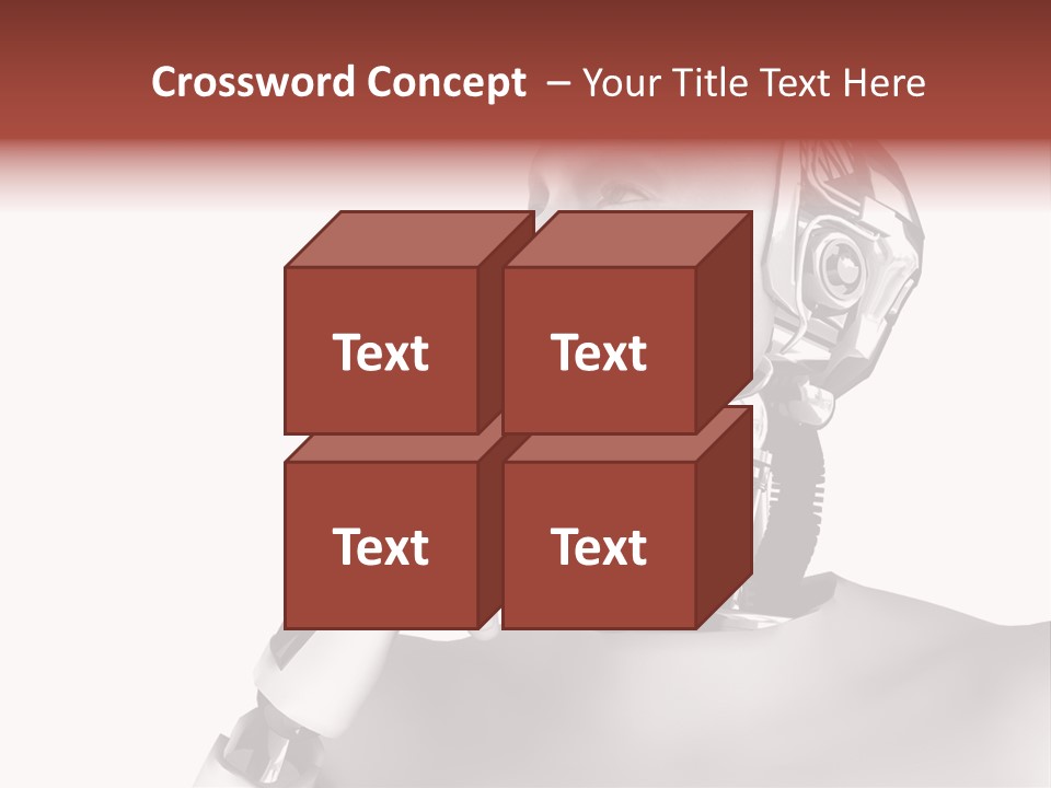 Cybernetics Visioning Robotic PowerPoint Template