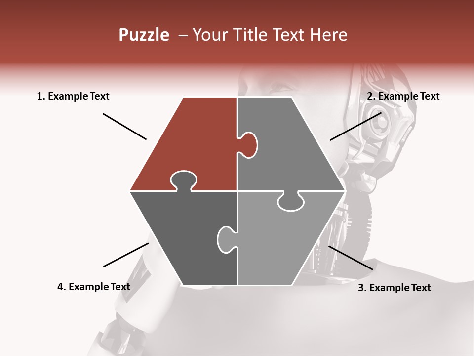 Cybernetics Visioning Robotic PowerPoint Template