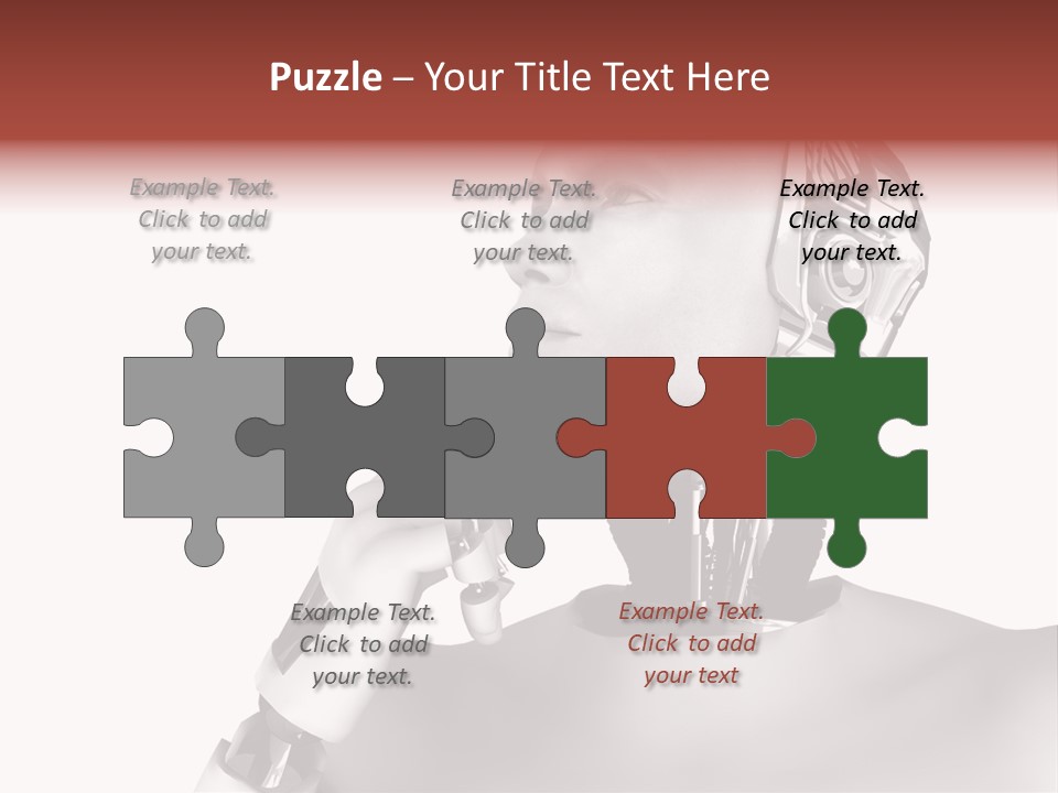 Cybernetics Visioning Robotic PowerPoint Template
