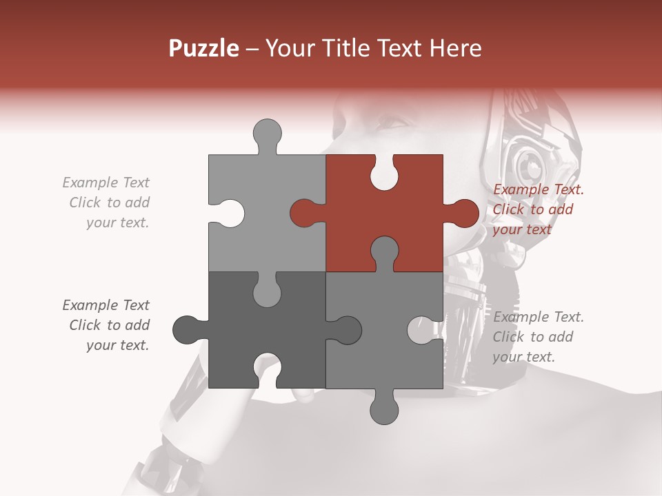 Cybernetics Visioning Robotic PowerPoint Template