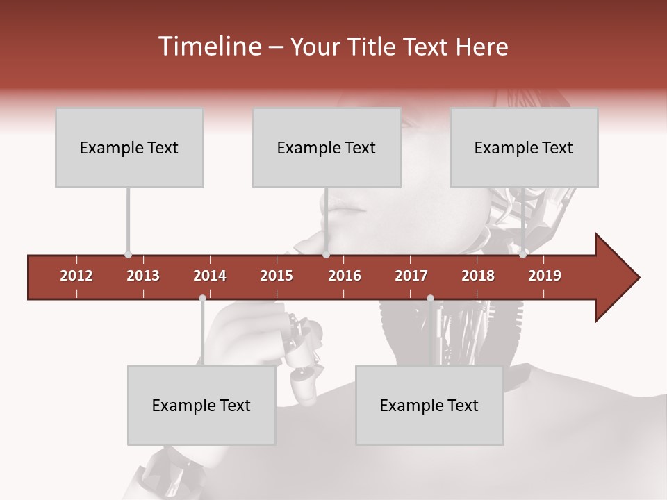 Cybernetics Visioning Robotic PowerPoint Template