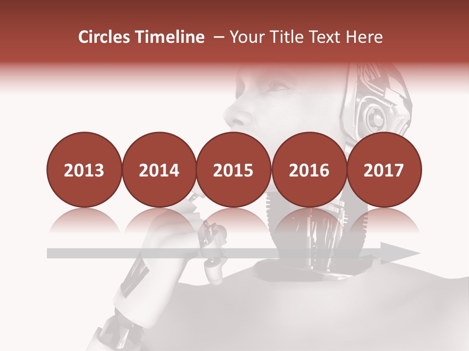 Cybernetics Visioning Robotic PowerPoint Template