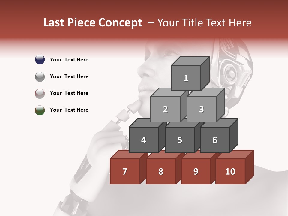 Cybernetics Visioning Robotic PowerPoint Template