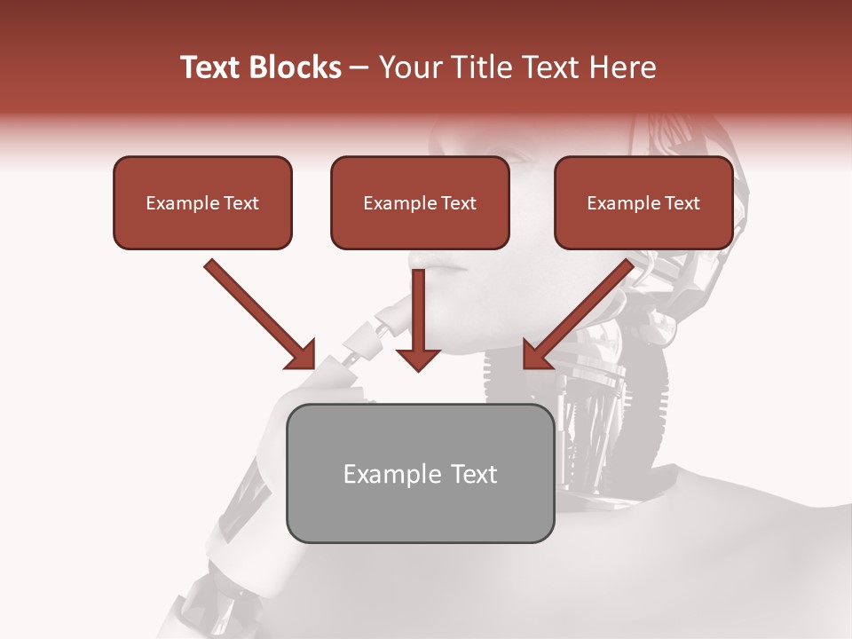 Cybernetics Visioning Robotic PowerPoint Template