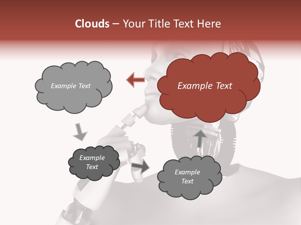 Cybernetics Visioning Robotic PowerPoint Template