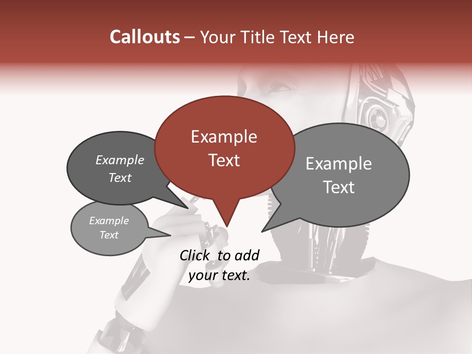Cybernetics Visioning Robotic PowerPoint Template