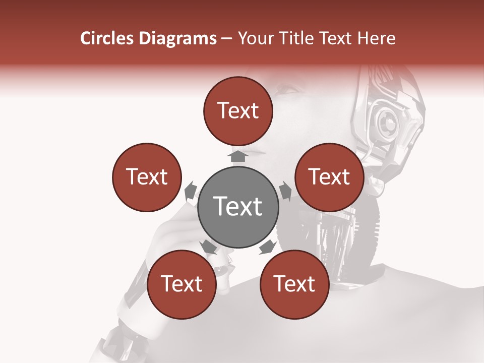 Cybernetics Visioning Robotic PowerPoint Template