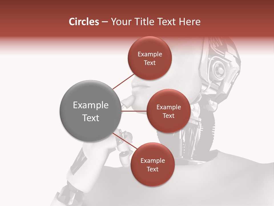 Cybernetics Visioning Robotic PowerPoint Template