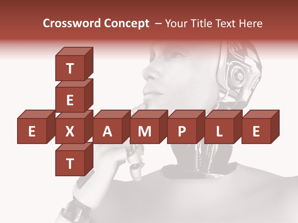Cybernetics Visioning Robotic PowerPoint Template