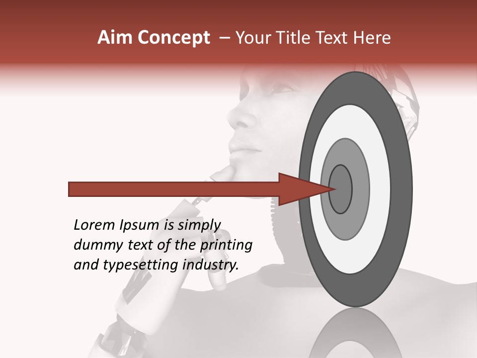 Cybernetics Visioning Robotic PowerPoint Template