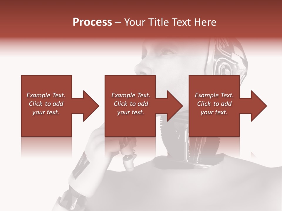 Cybernetics Visioning Robotic PowerPoint Template