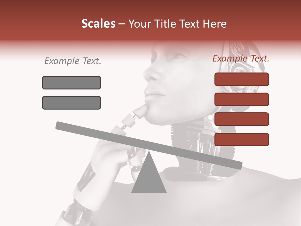Cybernetics Visioning Robotic PowerPoint Template