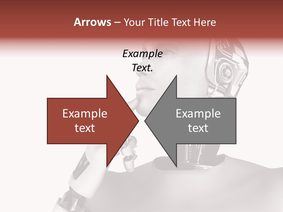 Cybernetics Visioning Robotic PowerPoint Template