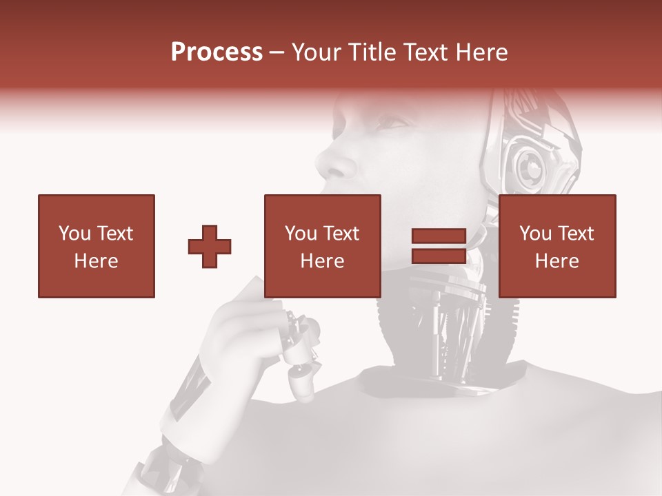 Cybernetics Visioning Robotic PowerPoint Template