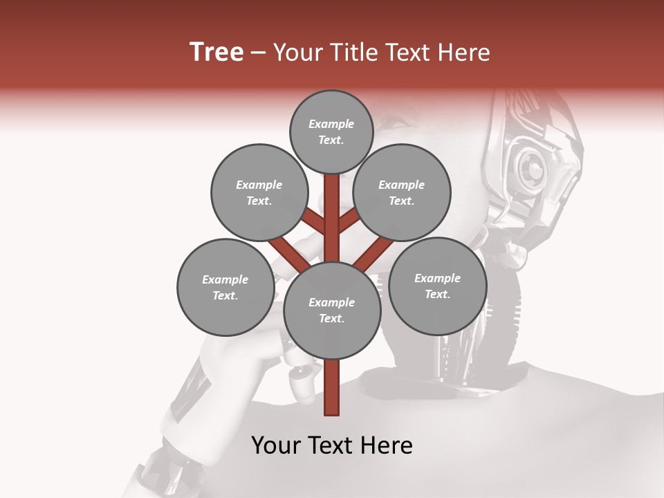 Cybernetics Visioning Robotic PowerPoint Template