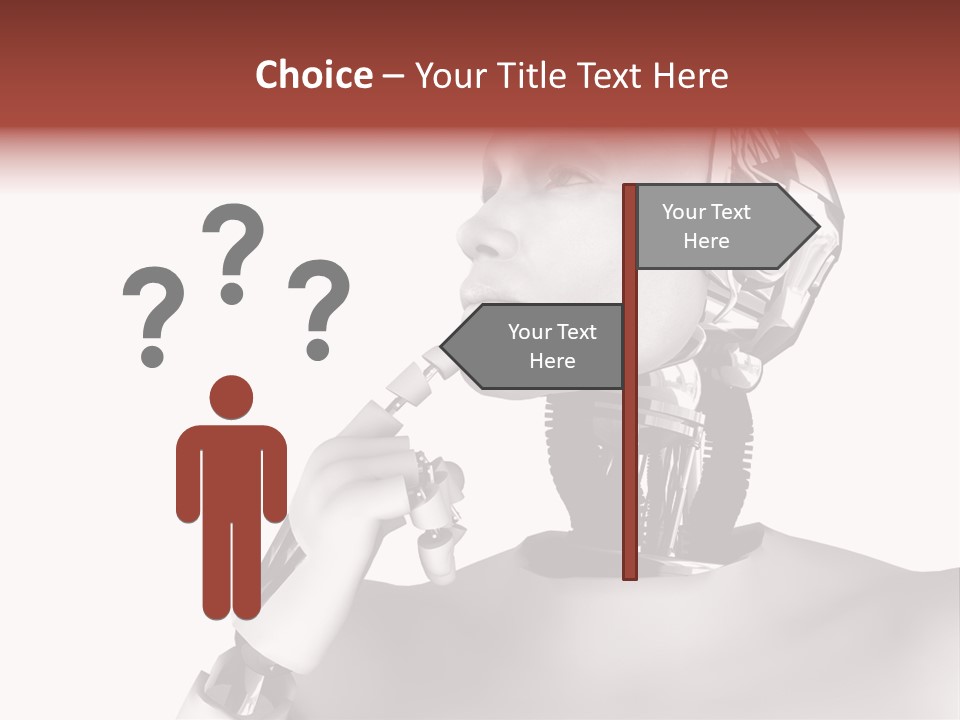 Cybernetics Visioning Robotic PowerPoint Template