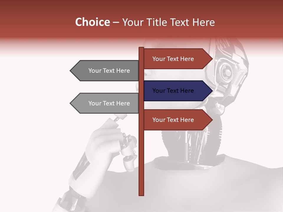 Cybernetics Visioning Robotic PowerPoint Template