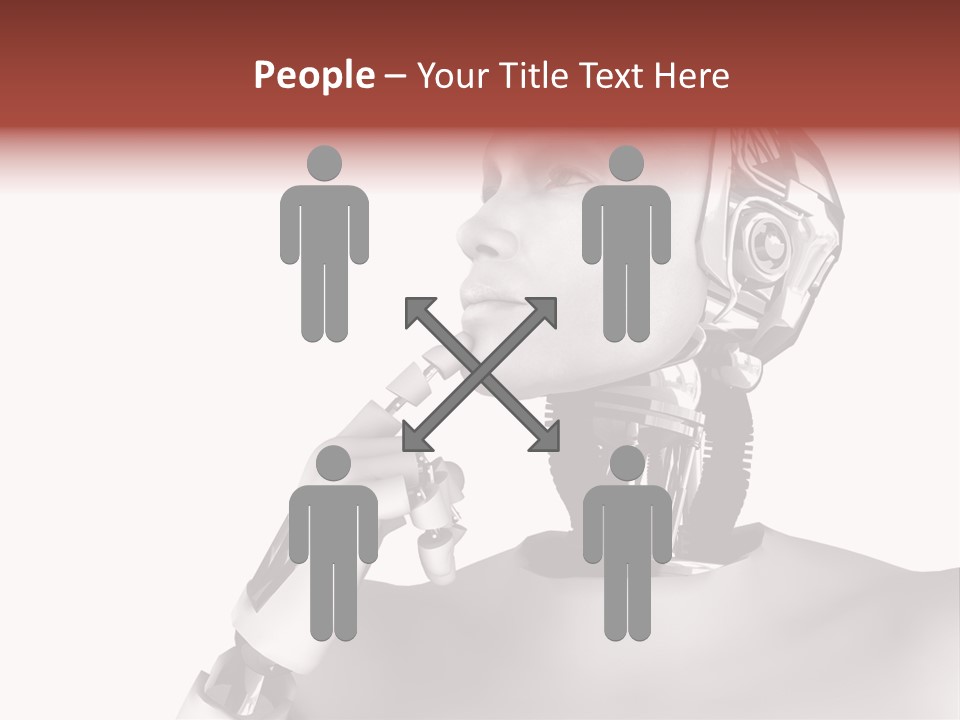 Cybernetics Visioning Robotic PowerPoint Template