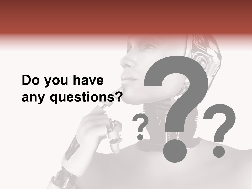 Cybernetics Visioning Robotic PowerPoint Template