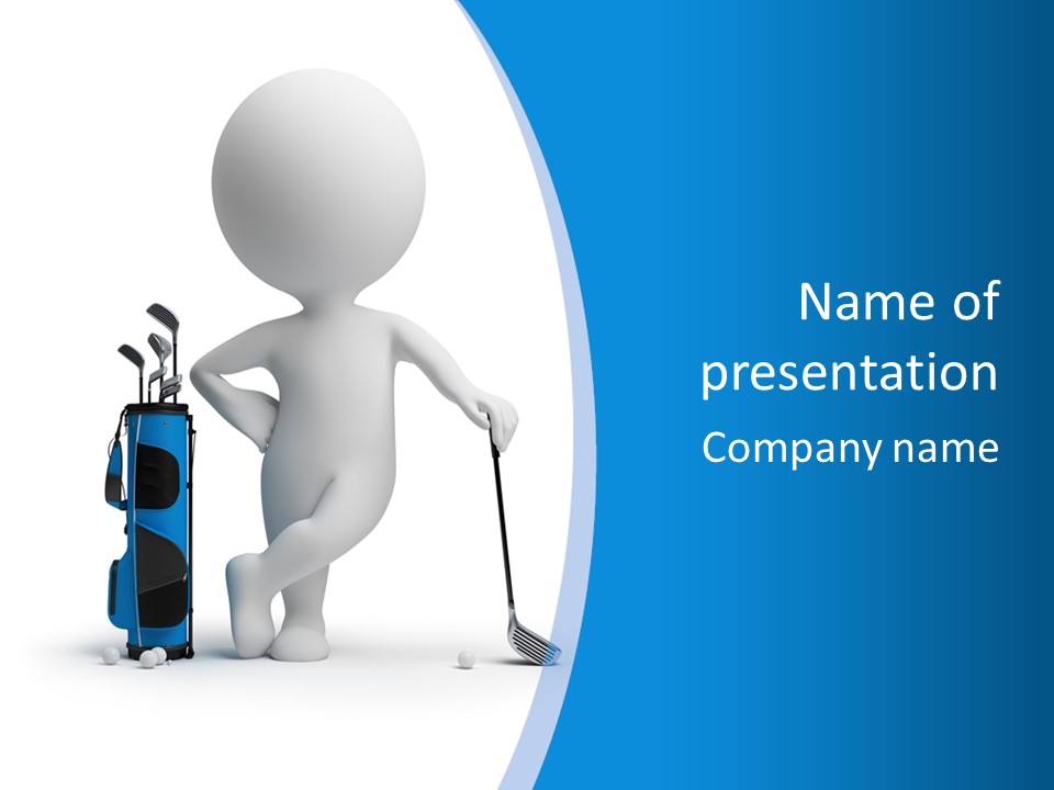 Competition Render Ball PowerPoint Template