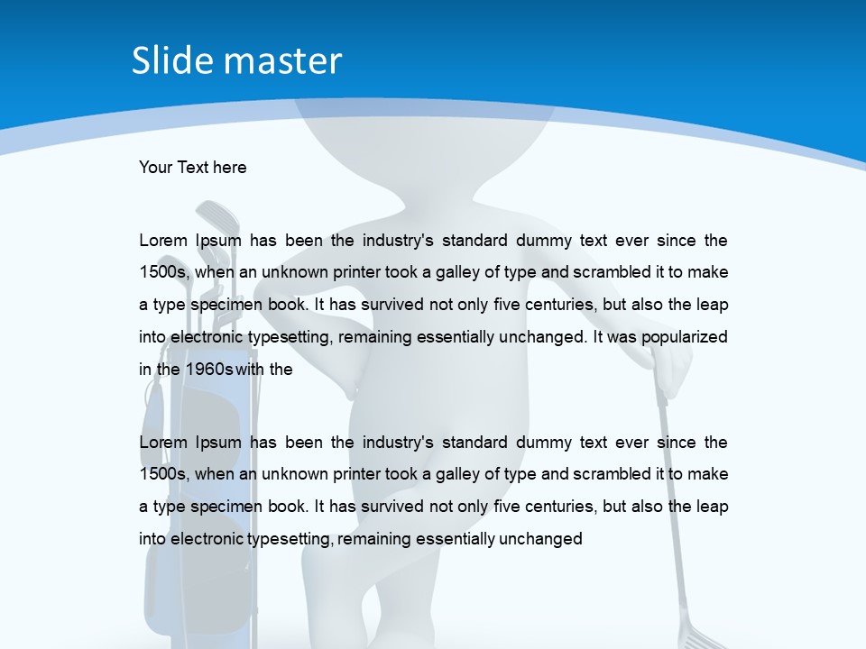 Competition Render Ball PowerPoint Template