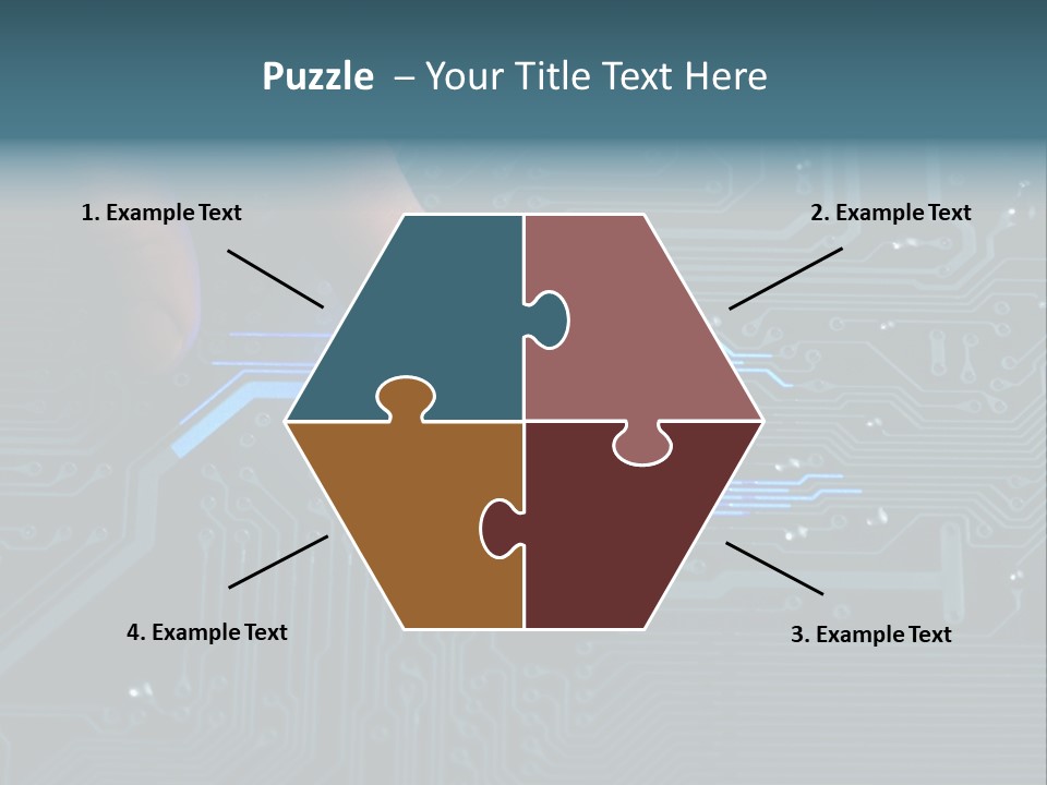 Hardware Circuitry Hitech PowerPoint Template