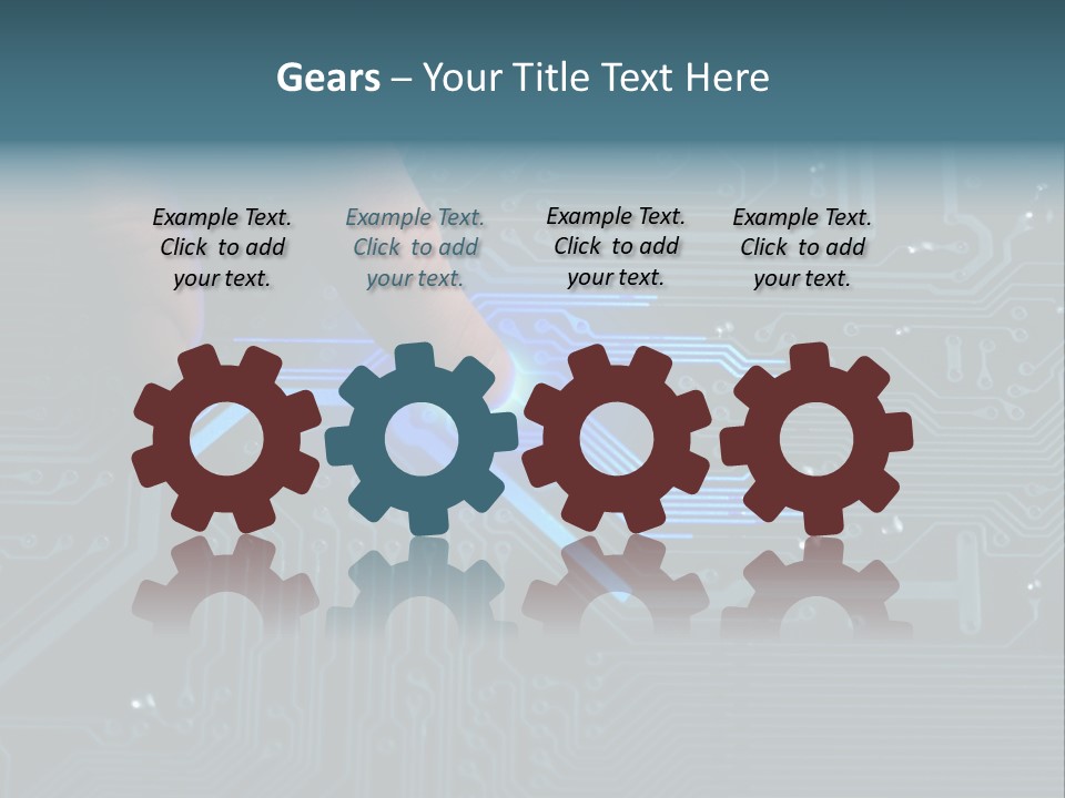 Hardware Circuitry Hitech PowerPoint Template