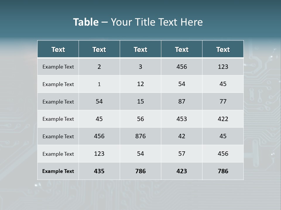 Hardware Circuitry Hitech PowerPoint Template