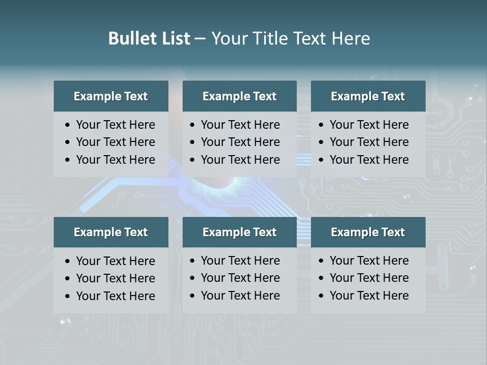 Hardware Circuitry Hitech PowerPoint Template