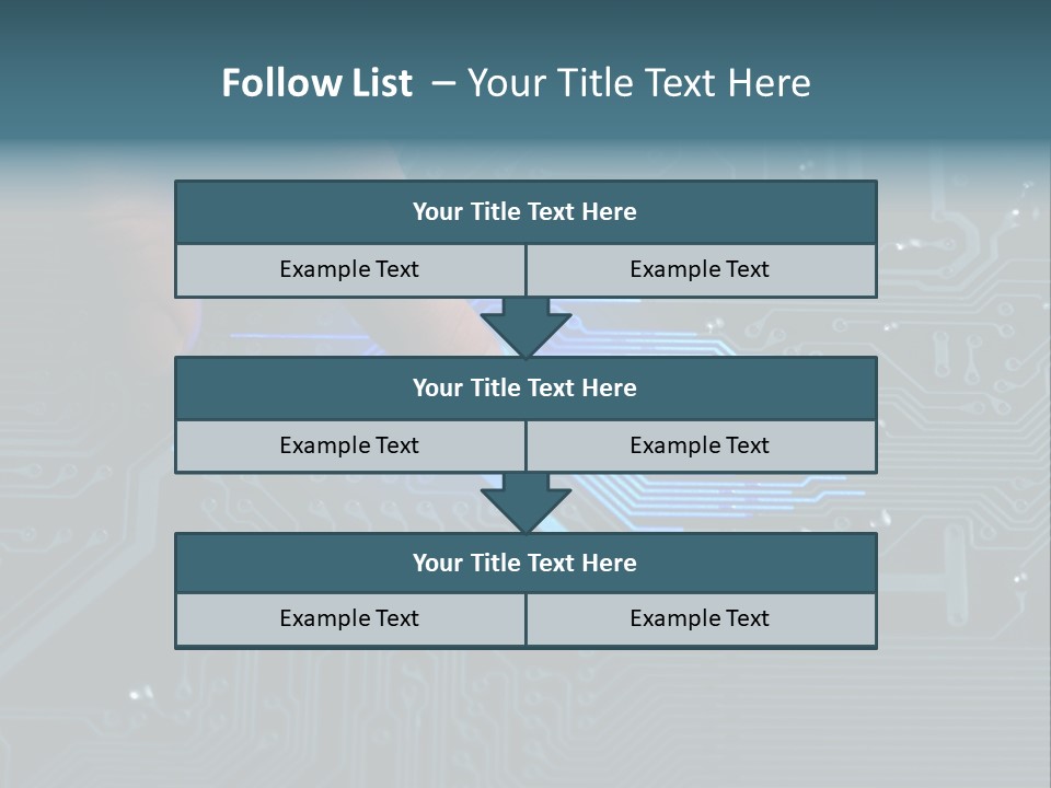 Hardware Circuitry Hitech PowerPoint Template