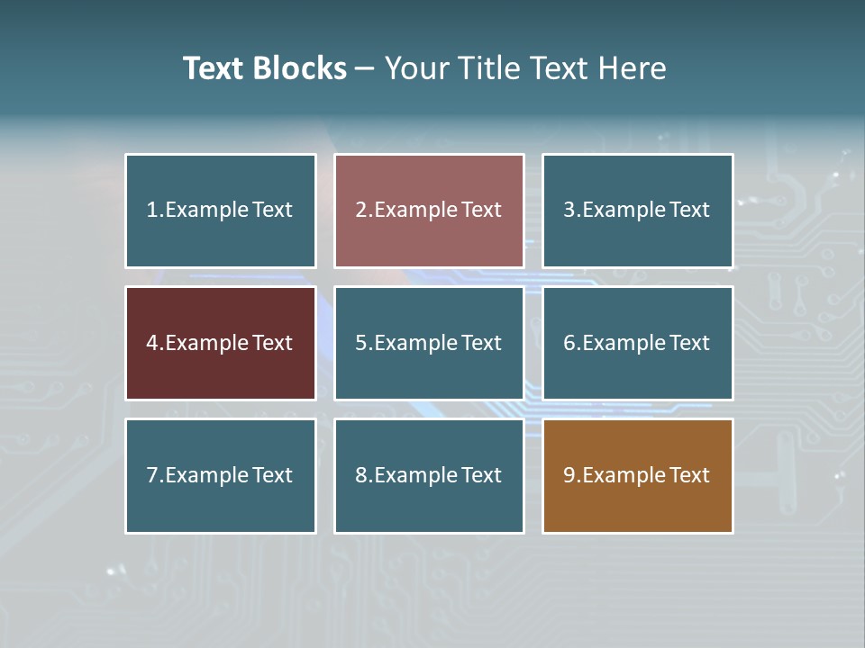 Hardware Circuitry Hitech PowerPoint Template
