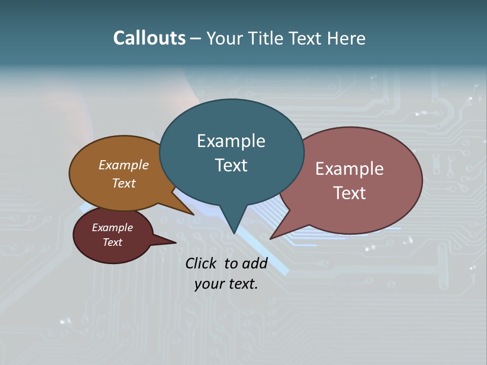 Hardware Circuitry Hitech PowerPoint Template