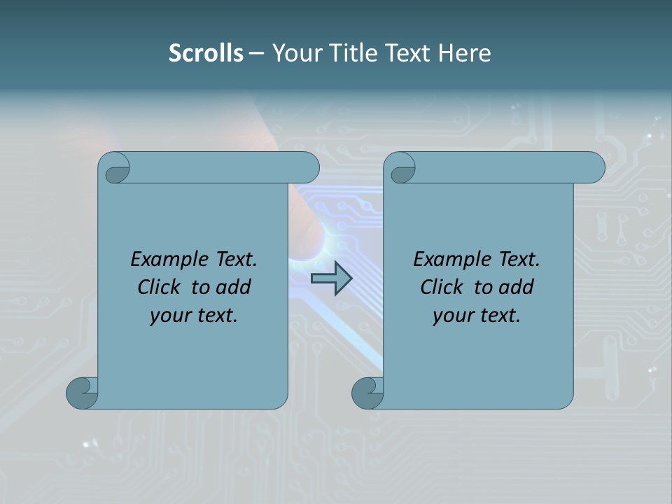 Hardware Circuitry Hitech PowerPoint Template
