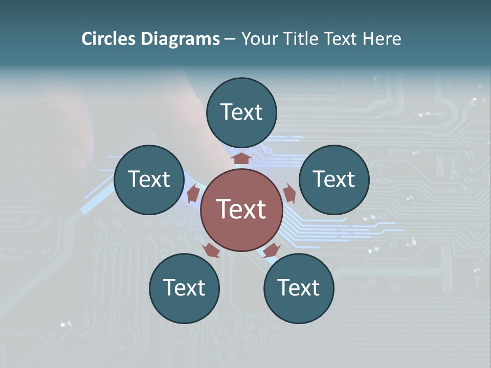 Hardware Circuitry Hitech PowerPoint Template