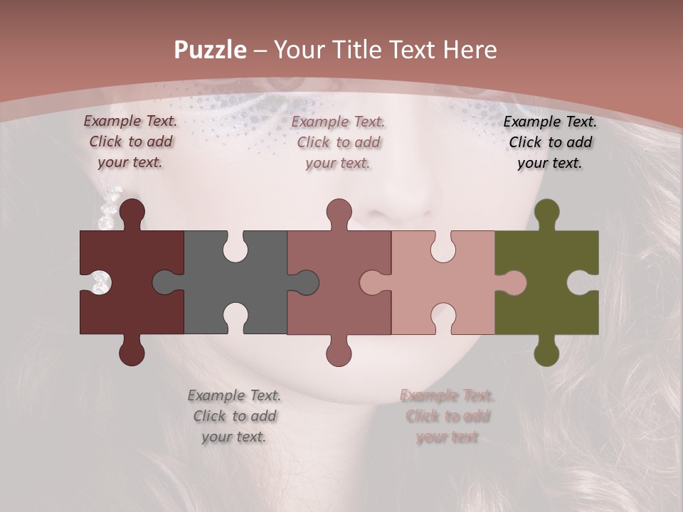 Skin Curly Creative PowerPoint Template