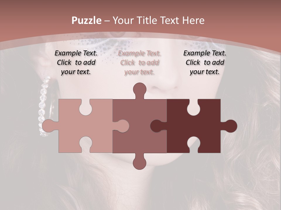 Skin Curly Creative PowerPoint Template