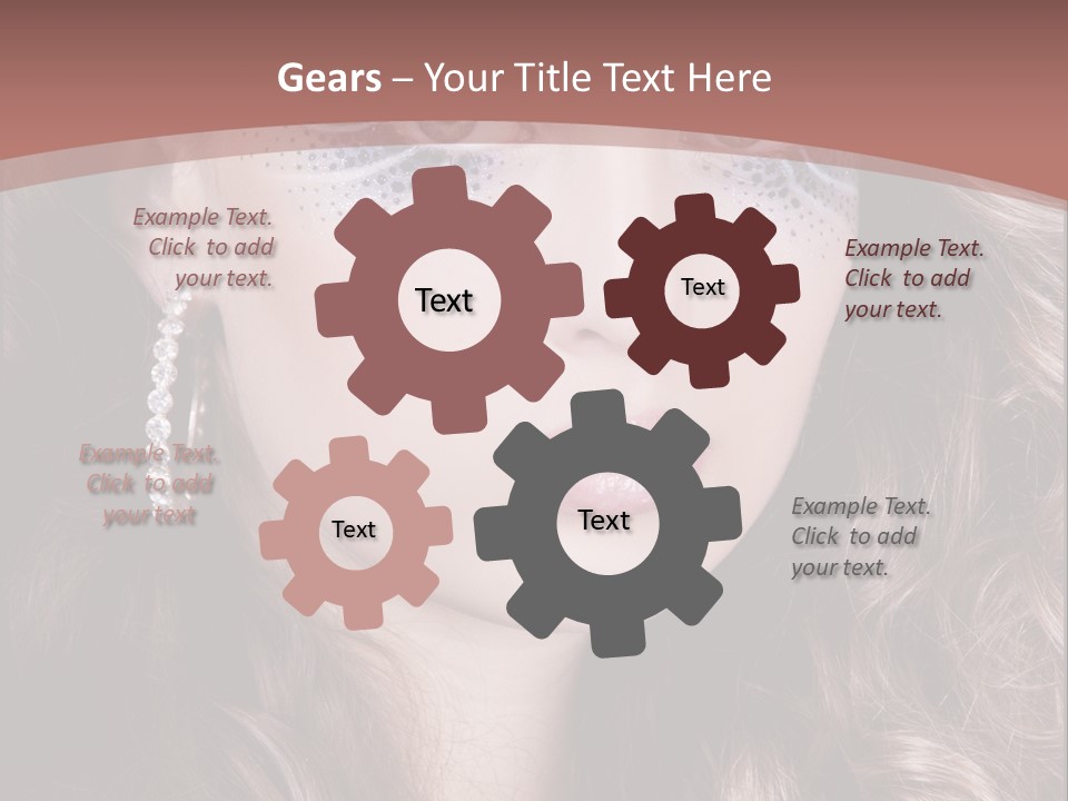 Skin Curly Creative PowerPoint Template