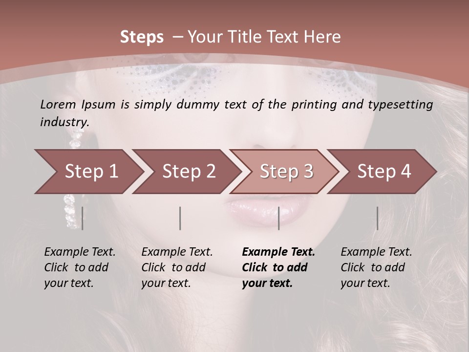 Skin Curly Creative PowerPoint Template