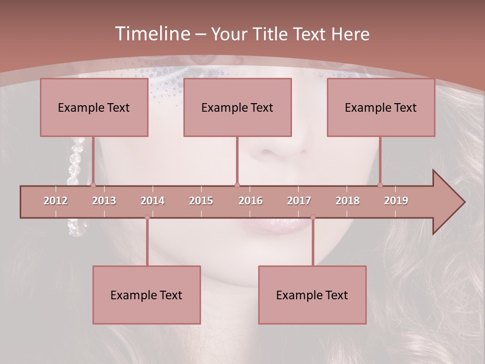Skin Curly Creative PowerPoint Template