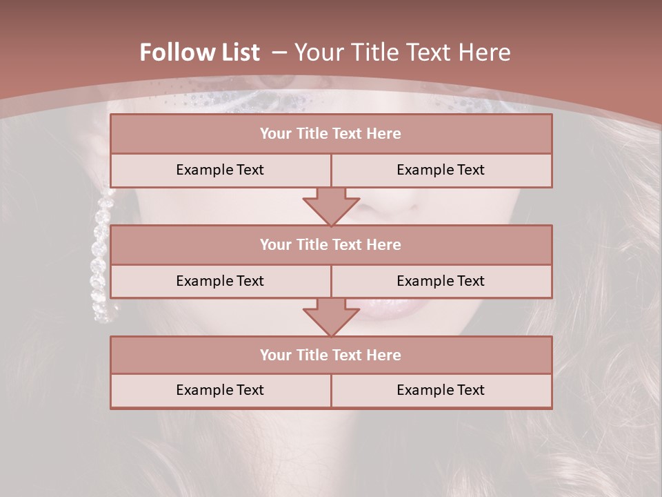 Skin Curly Creative PowerPoint Template
