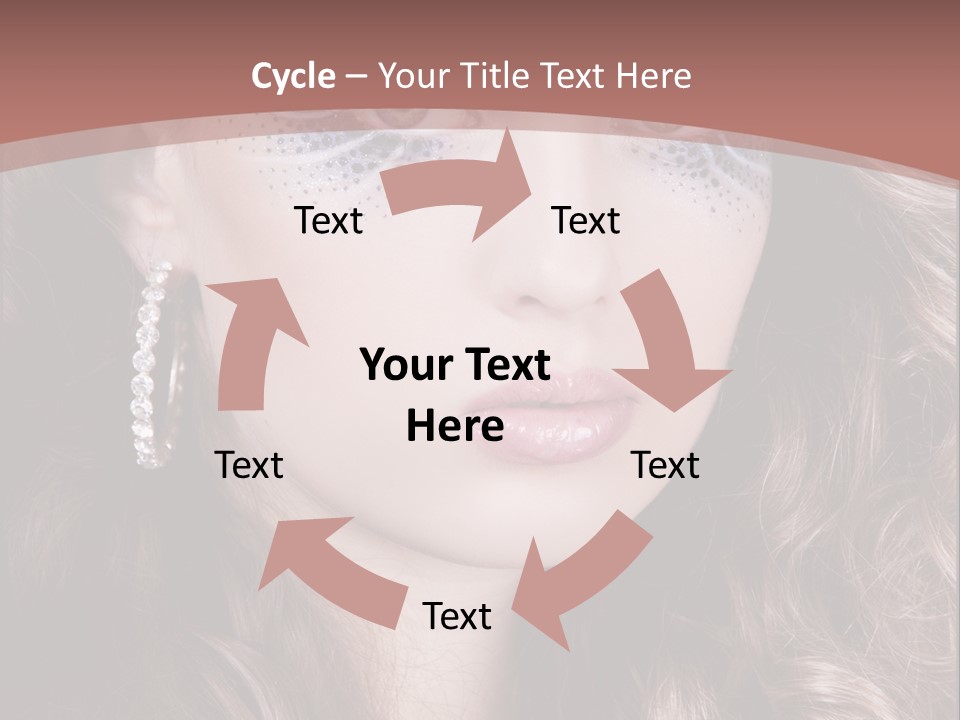 Skin Curly Creative PowerPoint Template