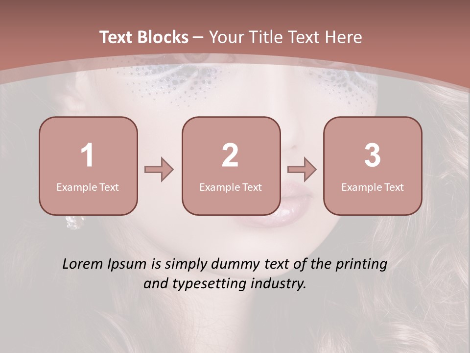 Skin Curly Creative PowerPoint Template