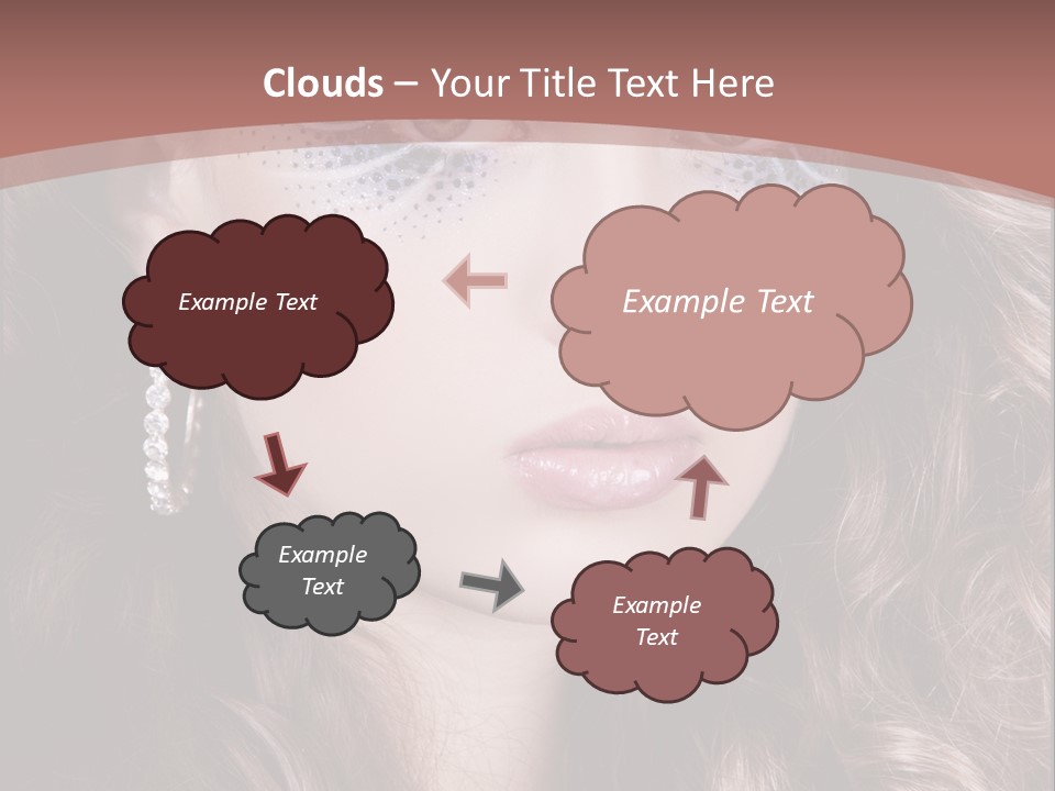 Skin Curly Creative PowerPoint Template