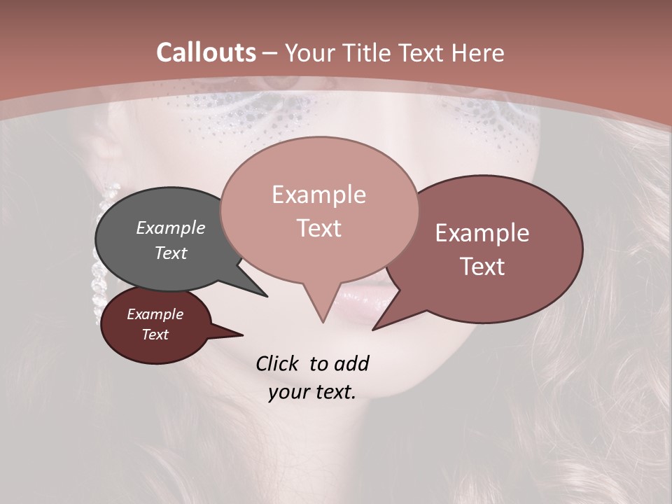 Skin Curly Creative PowerPoint Template