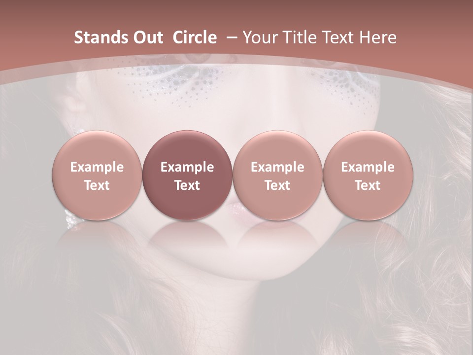 Skin Curly Creative PowerPoint Template