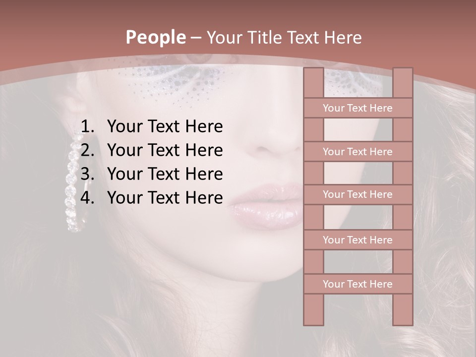 Skin Curly Creative PowerPoint Template