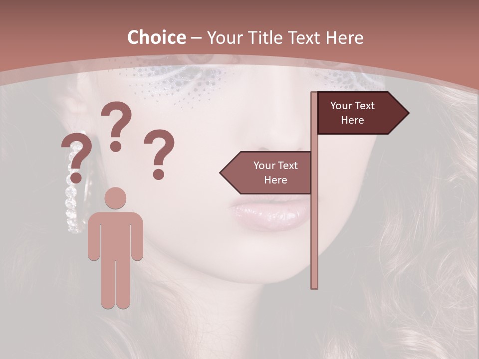 Skin Curly Creative PowerPoint Template