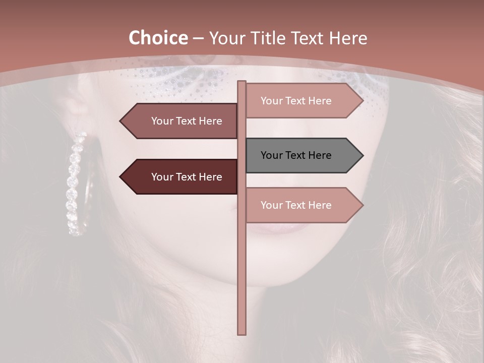 Skin Curly Creative PowerPoint Template