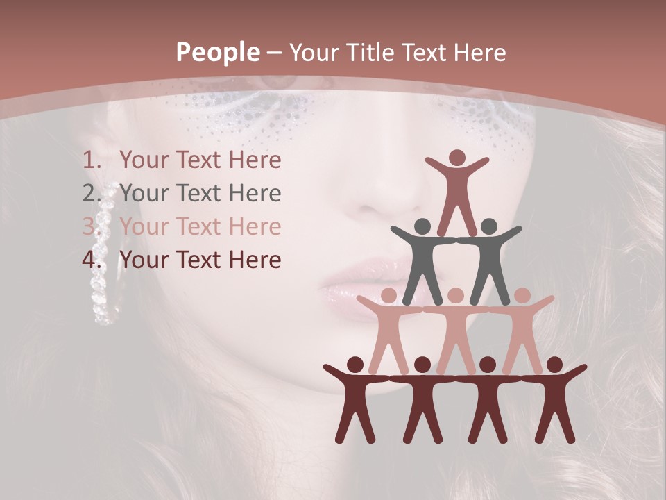 Skin Curly Creative PowerPoint Template