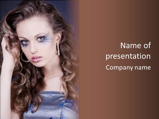 Attractive White Sensuality PowerPoint Template